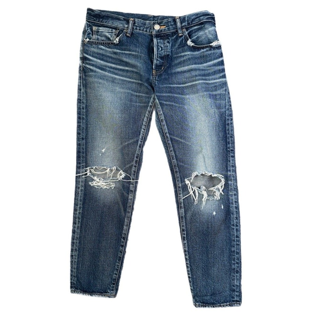 Moussy Howa Destroyed Denim Button Fly Jeans Men’s Size 30